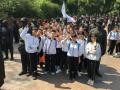 2018年4月8日我校初三年级部分师生来到建川博物馆进行“爱国心，建川行”爱国主义教育活动。【抗战广场】